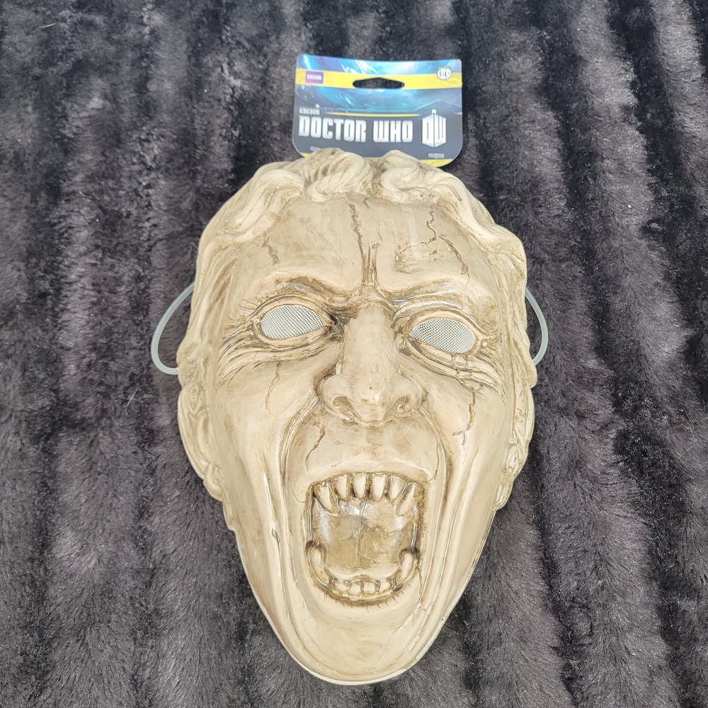 Doctor Who Weeping Angel Mask BBC Elope Screaming Stone Cosplay Halloween New
